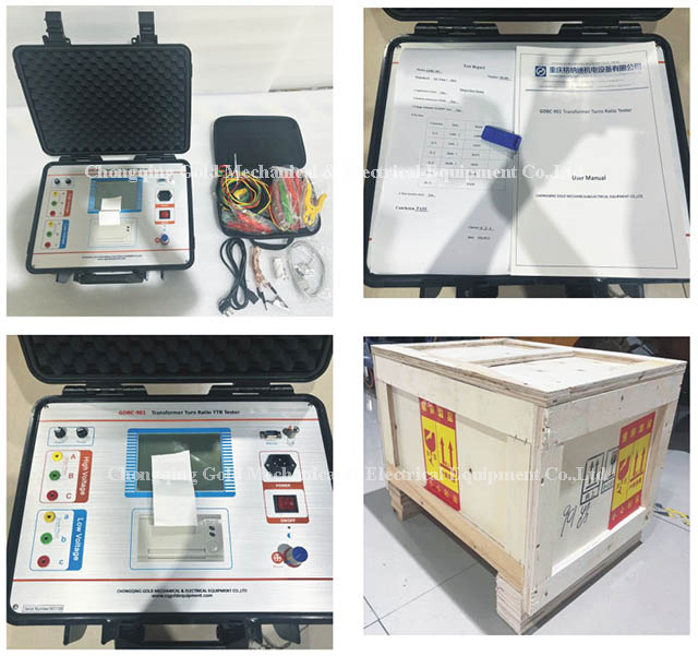 Chongqing Gold GDBC-901 Single-Fase Transformer TTR Tester siap dikirim
