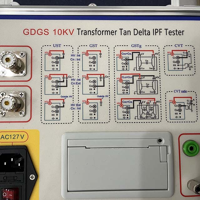 GDGS Tester Faktor Daya Insulasi IPF Automatik, Transformer Tan Delta Tester