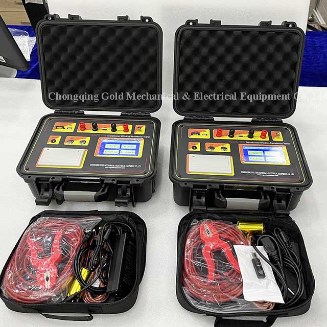 GDZC-10A Transformer Winding Resistance Meter Micro Ohmmeter untuk Transformer (dengan Baterai Lithium)